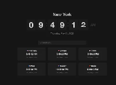 World Clock preview